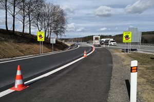 Značka STOP-PROTISMĚR se začne objevovat na nejrizikovějších dálničních úsecích